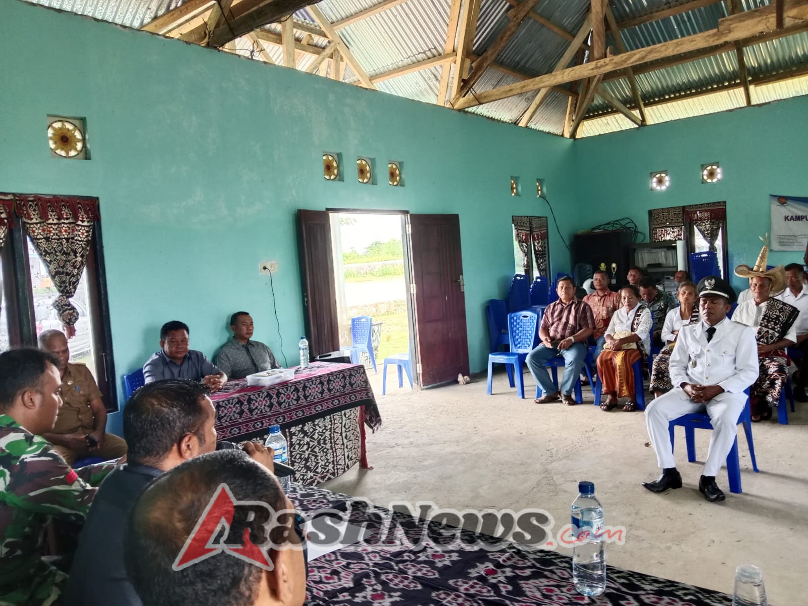 Pelantikan Kepala Desa Temas Berlangsung Khidmat, Babinsa Pastikan Situasi Kondusif