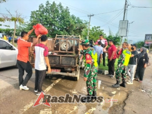 Wujudkan Kota Bima Bersih, Indah, Sehat, dan Asri, Koramil 1608-01/Rasanae Bergerak Bersama Warga
