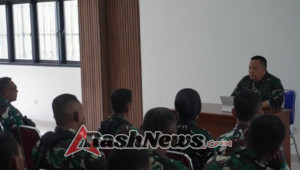 Jelang Pergantian Tahun, Dandim 1630/Mabar Ingatkan Prajurit Pedomani Perintah KASAD