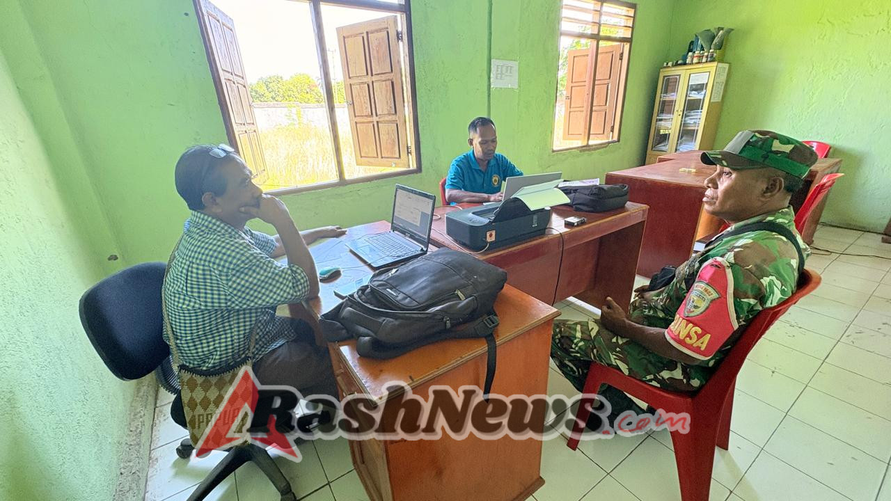 Babinsa Desa Loboniki Laksanakan Pamwil Rutin, Perkuat Sinergi TNI dan Pemerintah Desa
