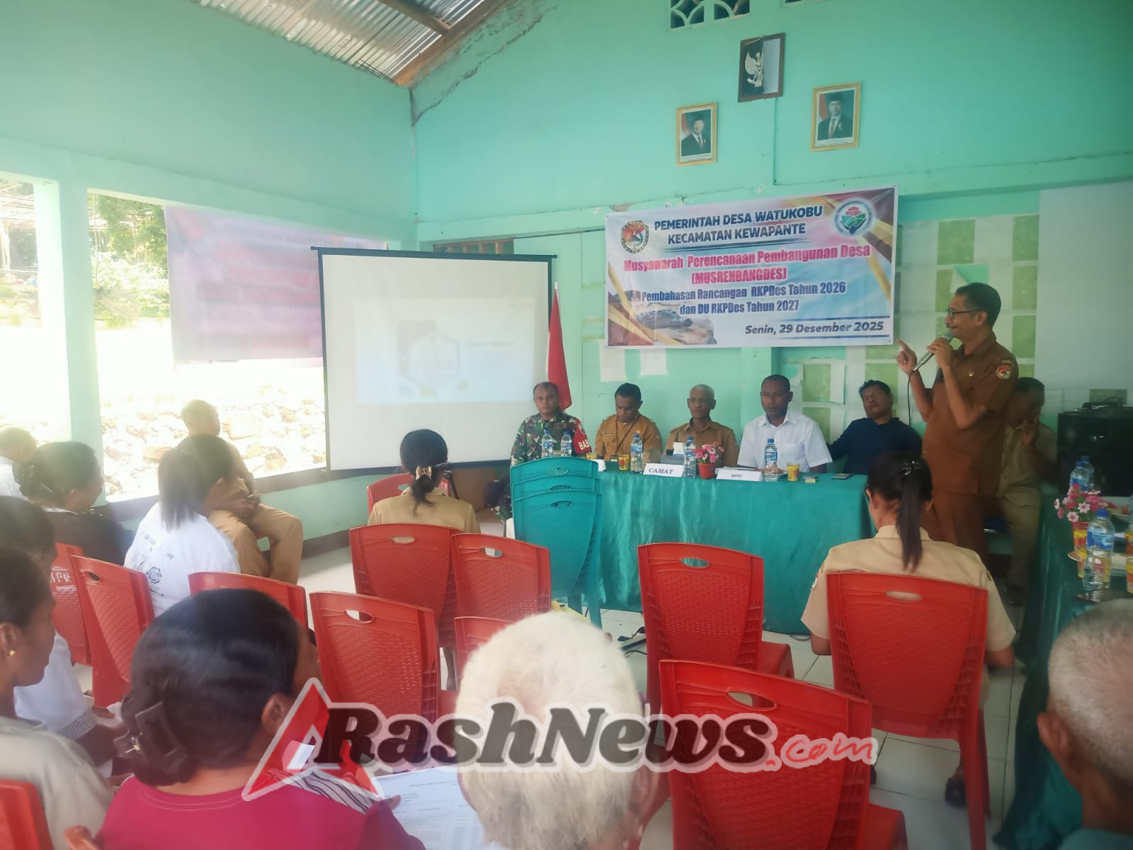 Sinergi TNI dan Pemerintah Desa, Musrenbangdes Watukobu Berjalan Lancar