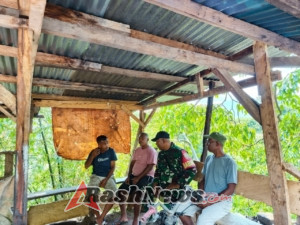 Pererat Kemanunggalan TNI dan Rakyat, Babinsa Wolokoli Laksanakan Komsos dan Pamwil