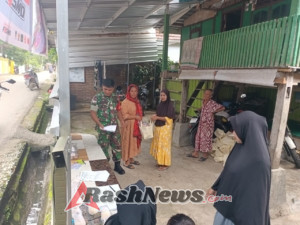 TNI AD Melalui Babinsa Dampingi Pelaksanaan Program Makan Bergizi Gratis di Seteluk