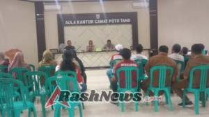 Rapat Koordinasi Forkopimcam Poto Tano Bahas Pengamanan Malam Tahun Baru