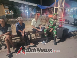 Babinsa Koramil 1628-05/Jereweh Aktif Patroli dan Monitoring Wilayah