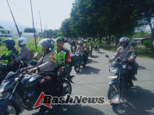 Apel Siaga Dilanjutkan Patroli  Bersama, TNI–Polri Jaga Kondusivitas Wilayah Lembor
