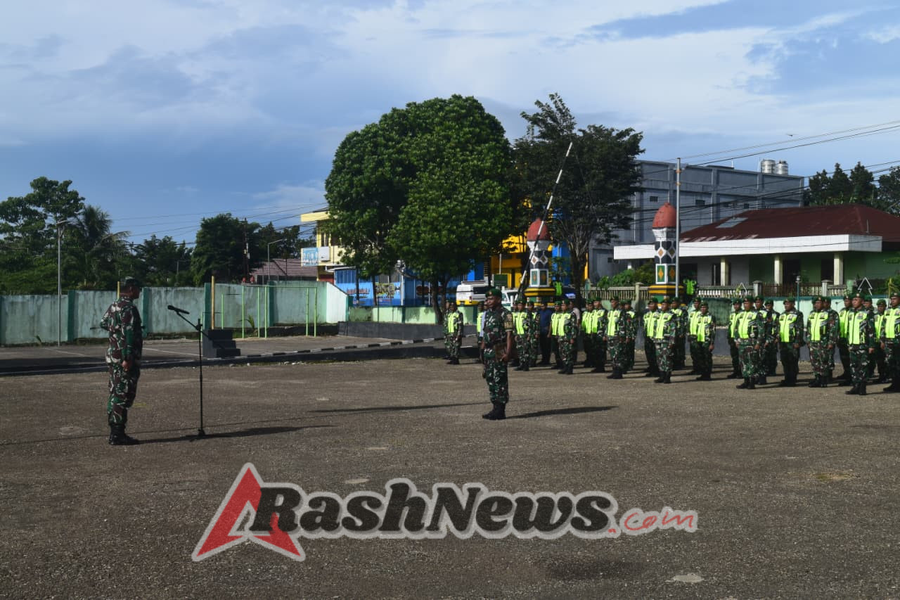 Jelang Pergantian Tahun, Kodim 1621/TTS Kerahkan Personel melalui Apel Siaga Pengamanan