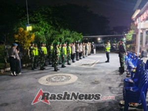 ‎ ‎Sinergi TNI, Polri, dan Satpol PP Amankan Pergantian Tahun di Keruak dan Jerowaru