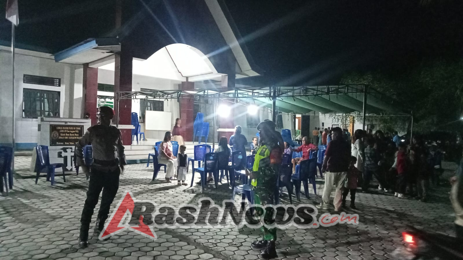 Apel Gabungan TNI–Polri, Pengamanan Ibadah Tutup Tahun di Rote Barat Daya Lancar