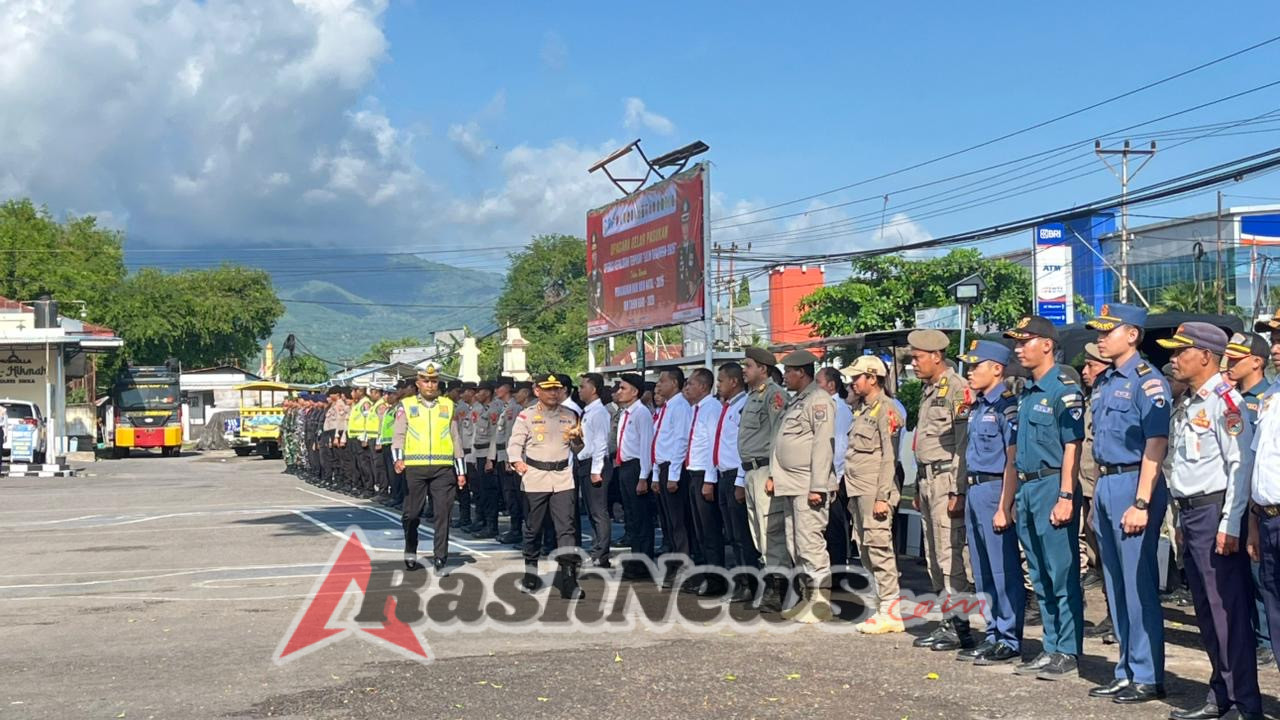 Apel Gelar Pasukan Operasi Lilin Turangga 2025, Kodim 1603/Sikka Siap Dukung Keamanan Nataru
