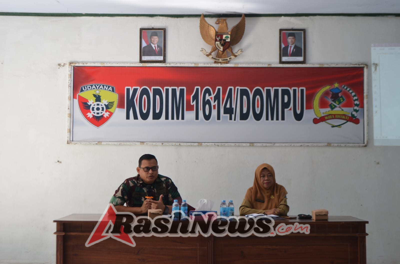 Sinergi TNI dan Pemda Dompu Percepat Pembangunan Koperasi Merah Putih