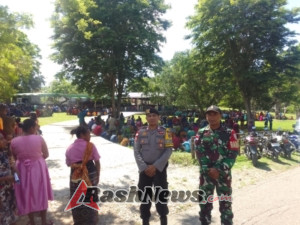 Pengamanan Humanis, Babinsa dan Bhabinkamtibmas Kawal Ibadah Natal