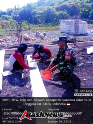 Dukung Program Desa, Babinsa Desa Belo Pantau Progres Koperasi Merah Putih