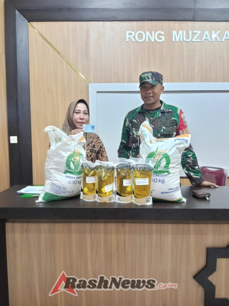 Babinsa Desa Belo, Sosok Kunci dalam Distribusi Bantuan Pangan Masyarakat