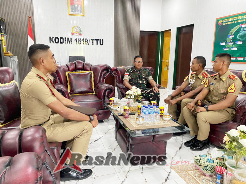 Silaturahmi Taruna Akmil di Kodim 1618/TTU, Dandim Letkol Arm Didit Tekankan Kepemimpinan dan Loyalitas