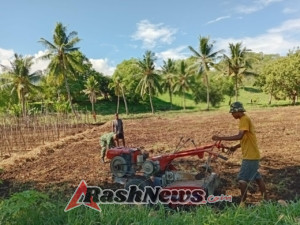 Bakti Babinsa di Lahan Sawah Warga Berjalan Tertib dan Lancar