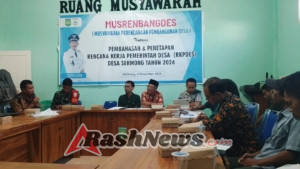 Perkuat Sinergi, Babinsa Sermong Terlibat Langsung dalam Pembahasan RKPDes 2026