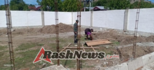 Komsos Babinsa Poto Tano, Monitoring Langsung Lokasi KDKMP Desa