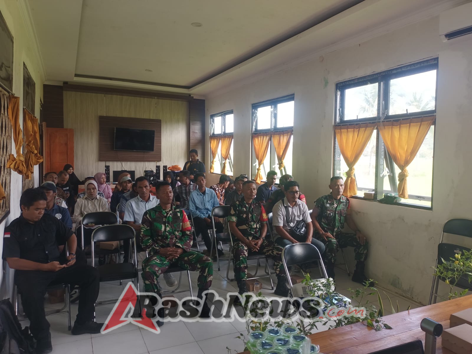 Babinsa Sekecamatan Brang Ene Berperan Penting dalam Pengukuhan Brigade Pangan Muda Mandiri KSB