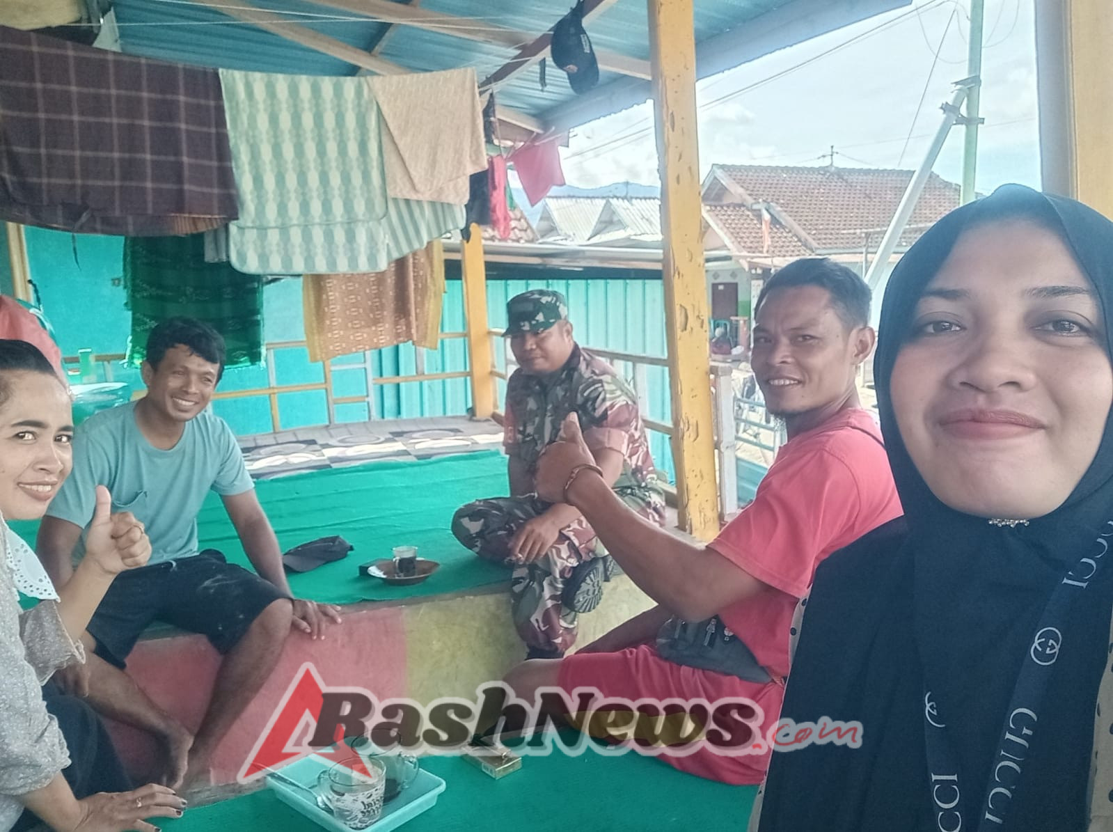 Koramil 1628-03/Seteluk Aktif Bangun Komunikasi dengan Warga Melalui Komsos