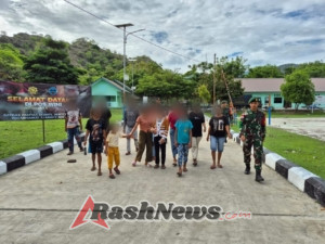 Cegah Pelanggaran, Satgas Pamtas Yonarhanud 2 Kostrad Amankan dan Deportasi 13 WNA