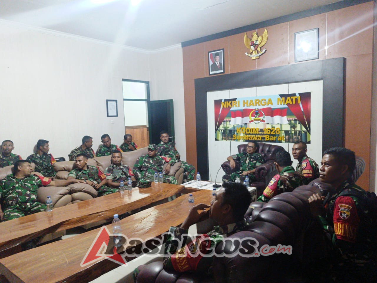 PT APN Beri Pemaparan Teknis Portal KDKMP kepada Babinsa Kodim 1628/SB