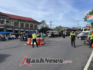 Arus Wisata Tetap Mengalir, Polsek Kintamani Siaga Amankan Kunjungan NATARU