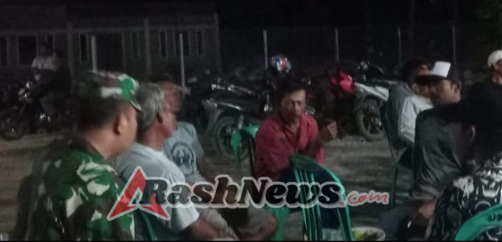 Cegah Gangguan Kamtibmas, Serma Muhammad Pimpin Patroli Malam di Seteluk