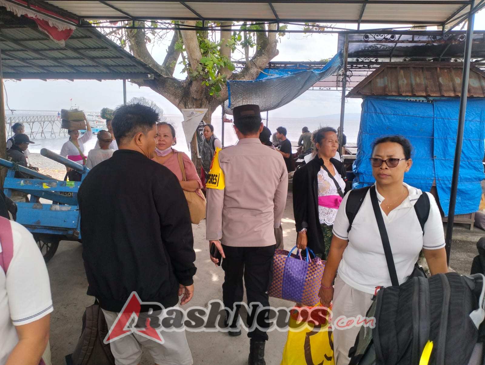 Wakapolres Klungkung Pantau Aktivitas Penyeberangan di Pelabuhan Tribuana Kusamba