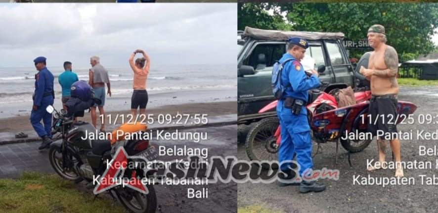 Satpolairud Polres Tabanan Intensifkan Patroli Pesisir di Pantai Kedungu Demi Keamanan Wisatawan