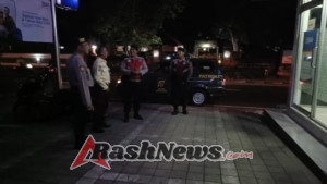 Antisipasi Gangguan Kamtibmas, Samapta Polsek Abiansemal Patroli Harkamtibmas Di Perbankan BRI