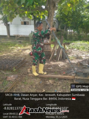 Babinsa Desa Dasan Anyar Dorong Pembangunan Koperasi Merah Putih Berkualitas