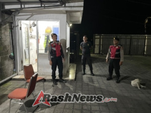 Jelang Natal dan Tahun Baru 2026, Sat Samapta Polres Klungkung Intensifkan Patroli Malam.