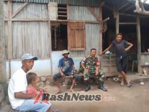 Laksanakan Komsos, Wujud Kepedulian Babinsa kepada Warga