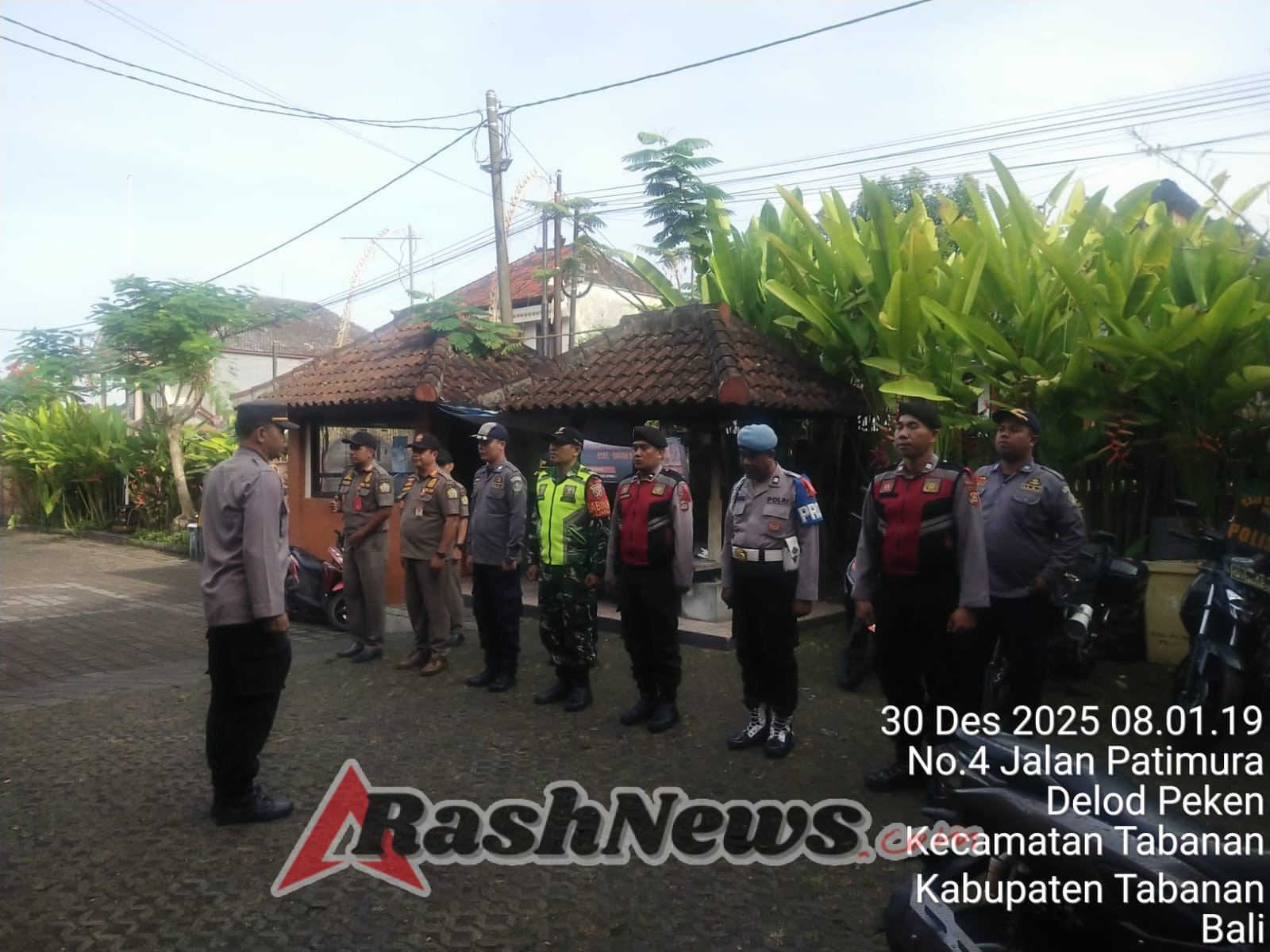 Apel Pengecekan Kekuatan Personel Pos Pam Gereja Immacutta dalam Operasi Lilin Agung 2025