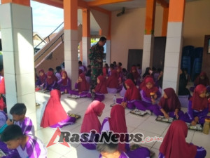 TNI Bersama Sekolah Dukung Tumbuh Kembang Anak Lewat Program MBG