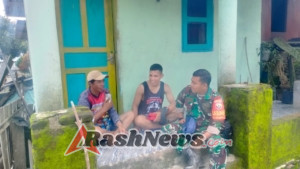 Babinsa Koramil 1628-04/Poto Tano Pantau Situasi Desa Mantar, Kondisi Tetap Kondusif