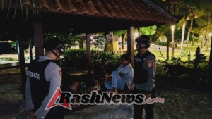 Polsubsektor Lembongan Gelar Patroli Malam Untuk Cegah Gangguan Kamtibmas.