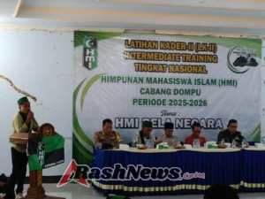 LK-II Nasional HMI Dompu Dihadiri Dandim 1614/Dompu, Sinergi Kader dan TNI