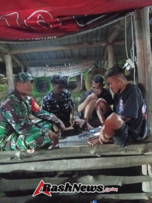 Serda Sukardin Laksanakan Patroli Wilayah, Himbau Pemuda Jaga Kamtibmas