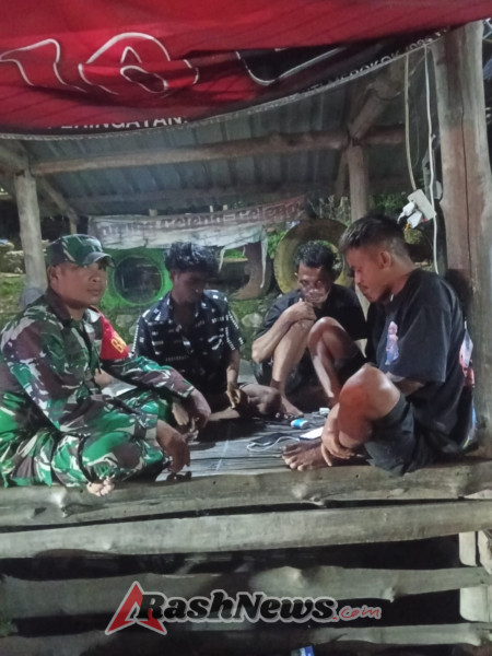 Serda Sukardin Laksanakan Patroli Wilayah, Himbau Pemuda Jaga Kamtibmas