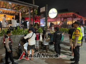 Jamin Rasa Aman Pengunjung UKL Polsek Kuta Utara Tingkatkan Patroli Di Kawasan Wisata