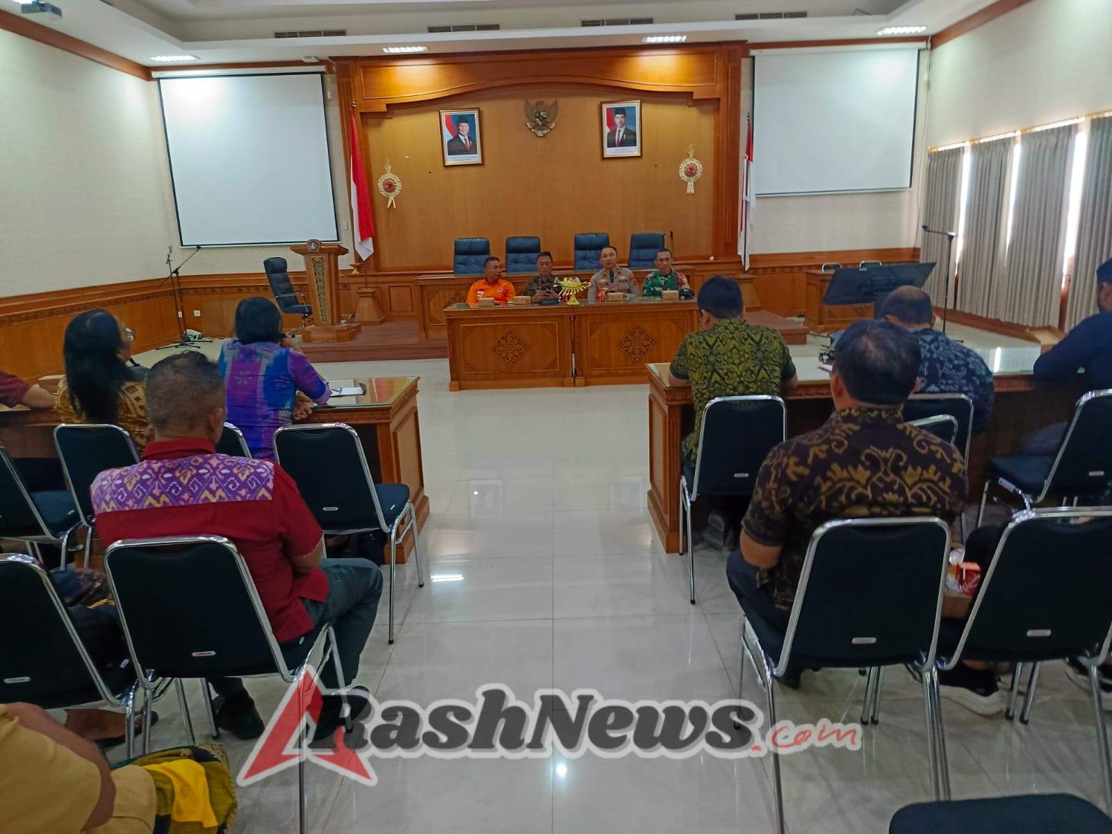 Kapolsek Kuta Utara Hadiri Rakor Siap Amankan Perayaan Natal dan Tahun Baru