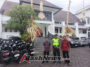 Personil  Polsek Kuta Utara Amankan Perayaan Natal 2025