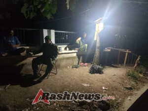 Serda Lalu Nasrul Wijaya Pimpin Patroli Malam, Situasi Wilayah Poto Tano Aman
