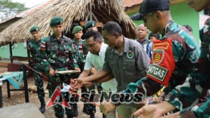 Dari Perbatasan, Satgas Pamtas Bangun Bhakti Husada dan Tirta Satya Nunura