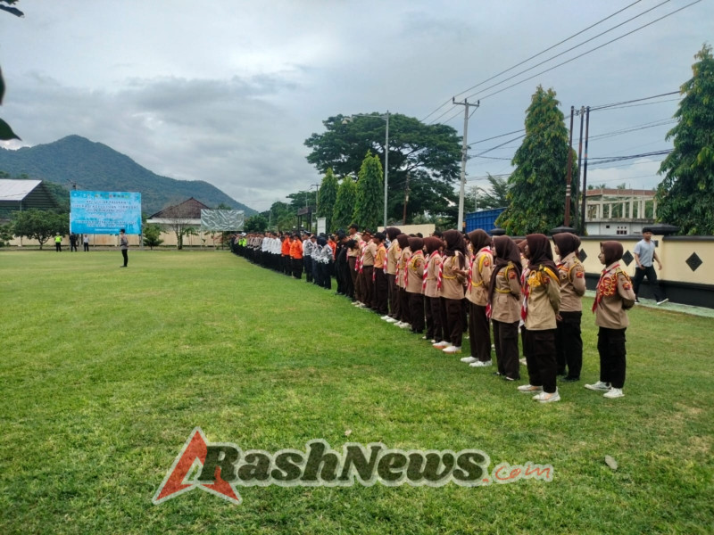 Ratusan Personel Gabungan Ikuti Apel Gelar Pasukan Ops Lilin Ranjani 2025 di Sumbawa Barat