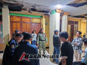 Patroli Malam Babinsa Ampenan Cegah Gangguan Kamtibmas