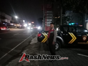 Jalan Gatsu Barat Aman Ini Yang Di Lakukan Unit Samapta Polsek Kuta Utara