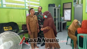 Sinergi Babinsa dan Tenaga Kesehatan, Skrining Kesehatan Warga Desa Tamekan Berjalan Lancar